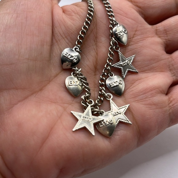 50's 60’s BETA SIGMA PHI Heart Star Charm Vintage Members Bracelet 925 Silver - Picture 15 of 15